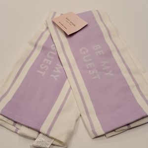 Kate Spade Be My Guest kitchen towels